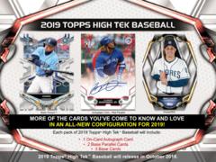 2019 Topps High Tek MLB Baseball Hobby Box